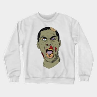 Surprised Zombie Crewneck Sweatshirt